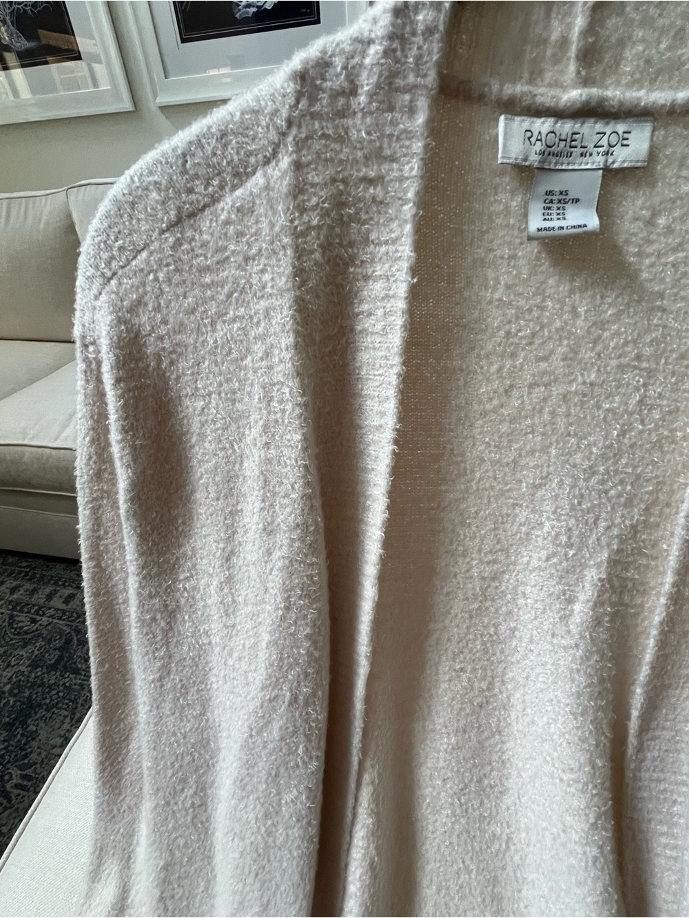 Rachel Zoe Cardigan in cream color - Picture 7 of 8